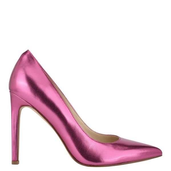 Nine West Tatiana Pointy Toe Pink Pumps | South Africa 41Q50-7G74